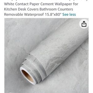 LaCheery Plastered Effect Textured Concrete Wallpaper Peel and Stick Modern Wall